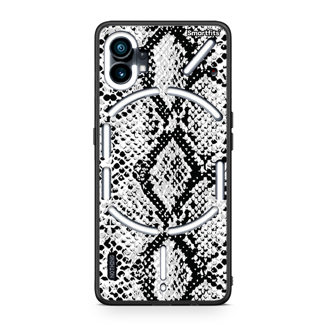 24 - Nothing Phone 1 White Snake Animal case, cover, bumper