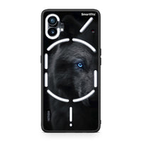 Thumbnail for Nothing Phone 1 Dark Wolf θήκη από τη Smartfits με σχέδιο στο πίσω μέρος και μαύρο περίβλημα | Smartphone case with colorful back and black bezels by Smartfits
