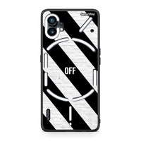 Thumbnail for Nothing Phone 1 Get Off θήκη από τη Smartfits με σχέδιο στο πίσω μέρος και μαύρο περίβλημα | Smartphone case with colorful back and black bezels by Smartfits