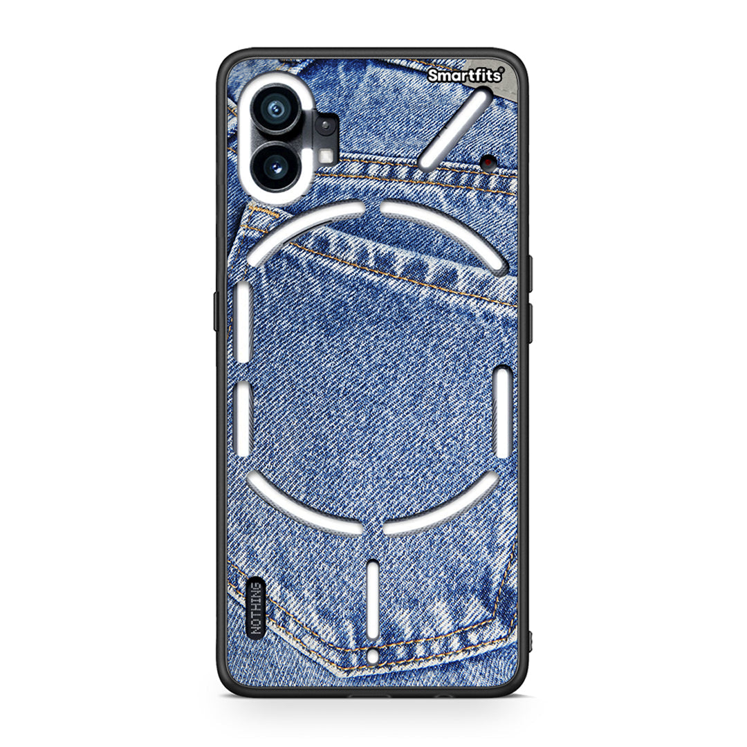 Nothing Phone 1 Jeans Pocket θήκη από τη Smartfits με σχέδιο στο πίσω μέρος και μαύρο περίβλημα | Smartphone case with colorful back and black bezels by Smartfits