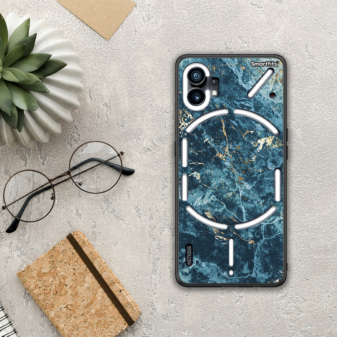 Marble Blue - Nothing Phone 1 Case