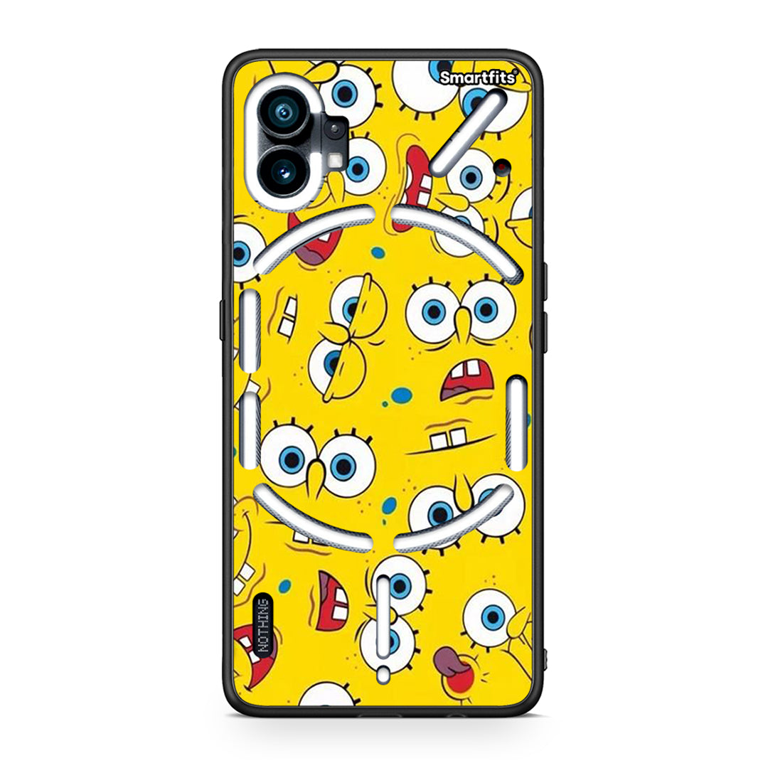 4 - Nothing Phone 1 Sponge PopArt case, cover, bumper