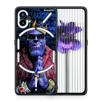 Thumbnail for Θήκη Nothing Phone 1 Thanos PopArt από τη Smartfits με σχέδιο στο πίσω μέρος και μαύρο περίβλημα | Nothing Phone 1 Thanos PopArt case with colorful back and black bezels
