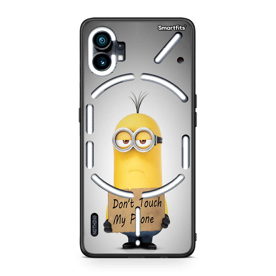 4 - Nothing Phone 1 Minion Text case, cover, bumper