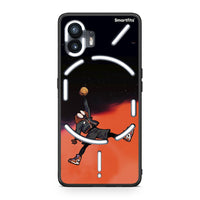 Thumbnail for Nothing Phone 2 Basketball Hero θήκη από τη Smartfits με σχέδιο στο πίσω μέρος και μαύρο περίβλημα | Smartphone case with colorful back and black bezels by Smartfits