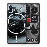 Thumbnail for Θήκη Nothing Phone 2 Black BMW από τη Smartfits με σχέδιο στο πίσω μέρος και μαύρο περίβλημα | Nothing Phone 2 Black BMW case with colorful back and black bezels