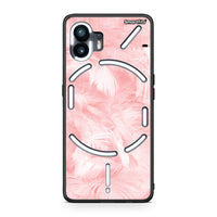 Thumbnail for 33 - Nothing Phone 2 Pink Feather Boho case, cover, bumper