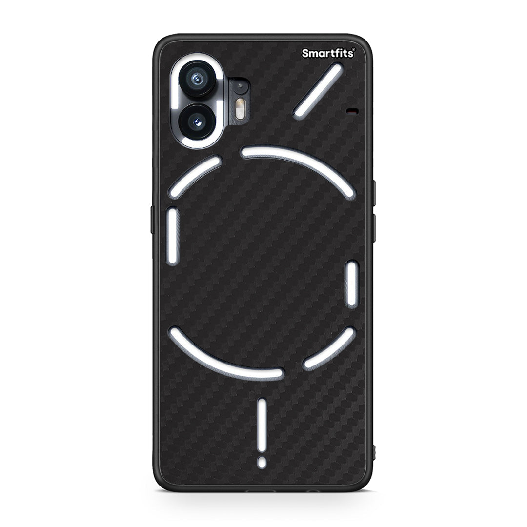 Nothing Phone 2 Carbon Black θήκη από τη Smartfits με σχέδιο στο πίσω μέρος και μαύρο περίβλημα | Smartphone case with colorful back and black bezels by Smartfits