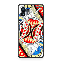 Thumbnail for Nothing Phone 2 Card Love θήκη από τη Smartfits με σχέδιο στο πίσω μέρος και μαύρο περίβλημα | Smartphone case with colorful back and black bezels by Smartfits