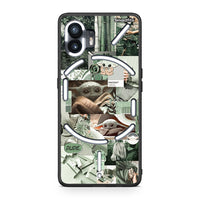 Thumbnail for Nothing Phone 2 Collage Dude Θήκη Αγίου Βαλεντίνου από τη Smartfits με σχέδιο στο πίσω μέρος και μαύρο περίβλημα | Smartphone case with colorful back and black bezels by Smartfits