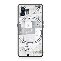 Thumbnail for Nothing Phone 2 Collage Make Me Wonder Θήκη Αγίου Βαλεντίνου από τη Smartfits με σχέδιο στο πίσω μέρος και μαύρο περίβλημα | Smartphone case with colorful back and black bezels by Smartfits