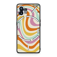 Thumbnail for Nothing Phone 2 Colourful Waves θήκη από τη Smartfits με σχέδιο στο πίσω μέρος και μαύρο περίβλημα | Smartphone case with colorful back and black bezels by Smartfits