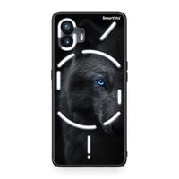Thumbnail for Nothing Phone 2 Dark Wolf θήκη από τη Smartfits με σχέδιο στο πίσω μέρος και μαύρο περίβλημα | Smartphone case with colorful back and black bezels by Smartfits