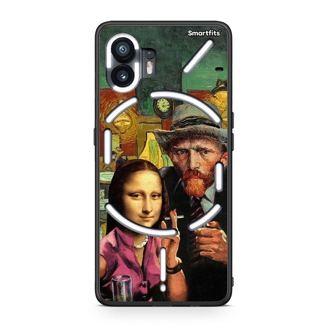 Nothing Phone 2 Funny Art θήκη από τη Smartfits με σχέδιο στο πίσω μέρος και μαύρο περίβλημα | Smartphone case with colorful back and black bezels by Smartfits