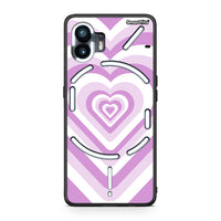 Thumbnail for Nothing Phone 2 Lilac Hearts θήκη από τη Smartfits με σχέδιο στο πίσω μέρος και μαύρο περίβλημα | Smartphone case with colorful back and black bezels by Smartfits