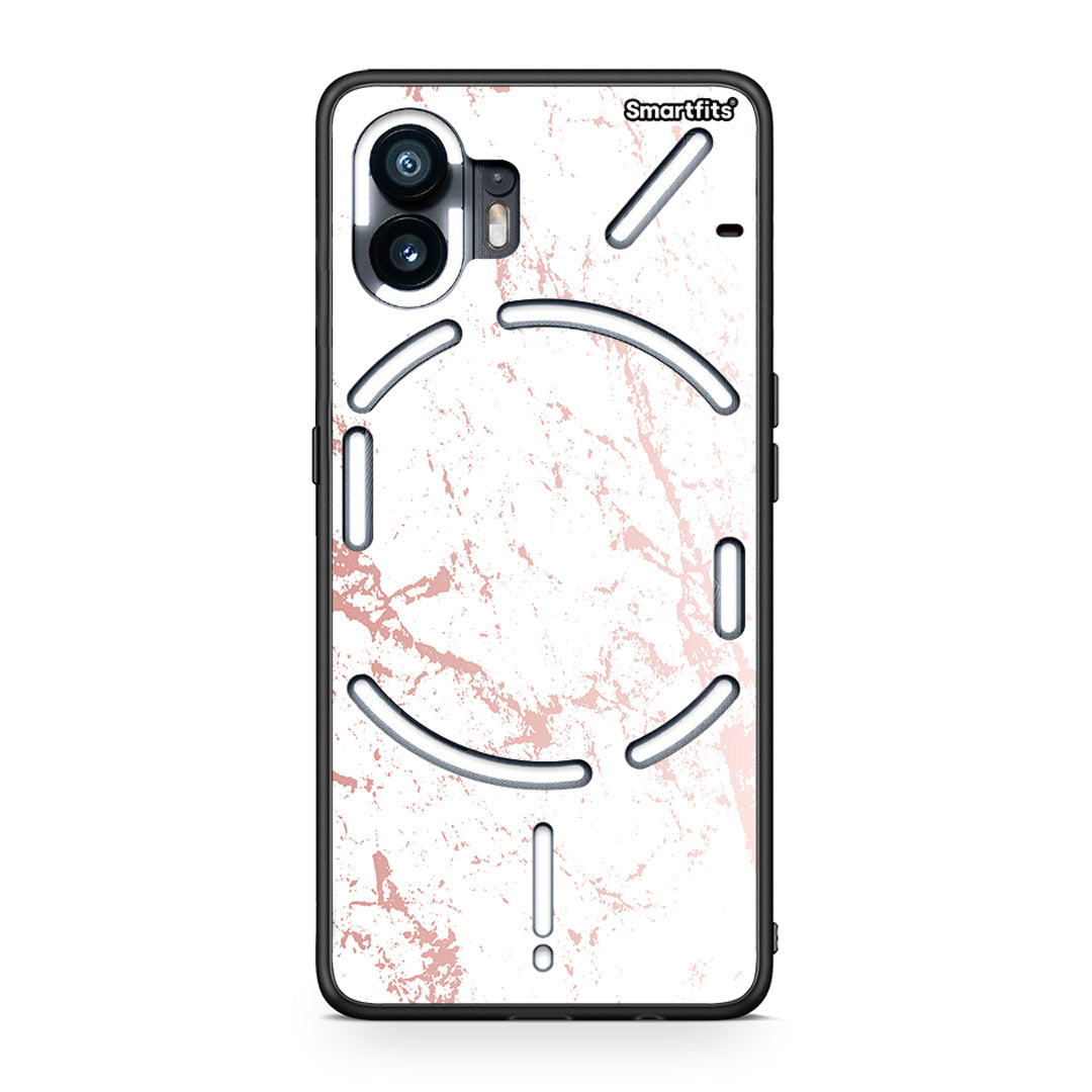 116 - Nothing Phone 2 Pink Splash Marble case, cover, bumper
