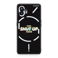 Thumbnail for Nothing Phone 2 OMG ShutUp θήκη από τη Smartfits με σχέδιο στο πίσω μέρος και μαύρο περίβλημα | Smartphone case with colorful back and black bezels by Smartfits