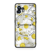 Thumbnail for Nothing Phone 2 Summer Daisies Θήκη από τη Smartfits με σχέδιο στο πίσω μέρος και μαύρο περίβλημα | Smartphone case with colorful back and black bezels by Smartfits