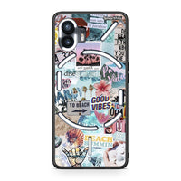 Thumbnail for Nothing Phone 2 Summer Vibes Θήκη από τη Smartfits με σχέδιο στο πίσω μέρος και μαύρο περίβλημα | Smartphone case with colorful back and black bezels by Smartfits