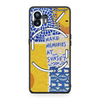 Thumbnail for Nothing Phone 2 Sunset Memories Θήκη από τη Smartfits με σχέδιο στο πίσω μέρος και μαύρο περίβλημα | Smartphone case with colorful back and black bezels by Smartfits