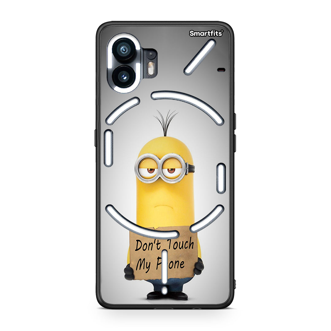 4 - Nothing Phone 2 Minion Text case, cover, bumper