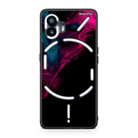 Thumbnail for 4 - Nothing Phone 2 Pink Black Watercolor case, cover, bumper