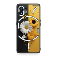 Thumbnail for Nothing Phone 2 Yellow Daisies θήκη από τη Smartfits με σχέδιο στο πίσω μέρος και μαύρο περίβλημα | Smartphone case with colorful back and black bezels by Smartfits