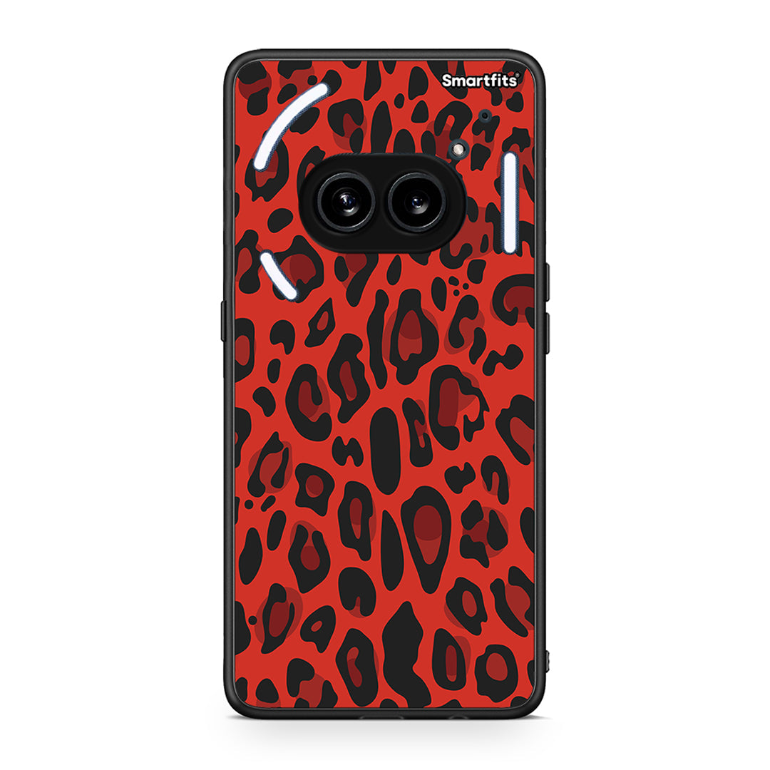 4 - Nothing Phone 2a Red Leopard Animal case, cover, bumper