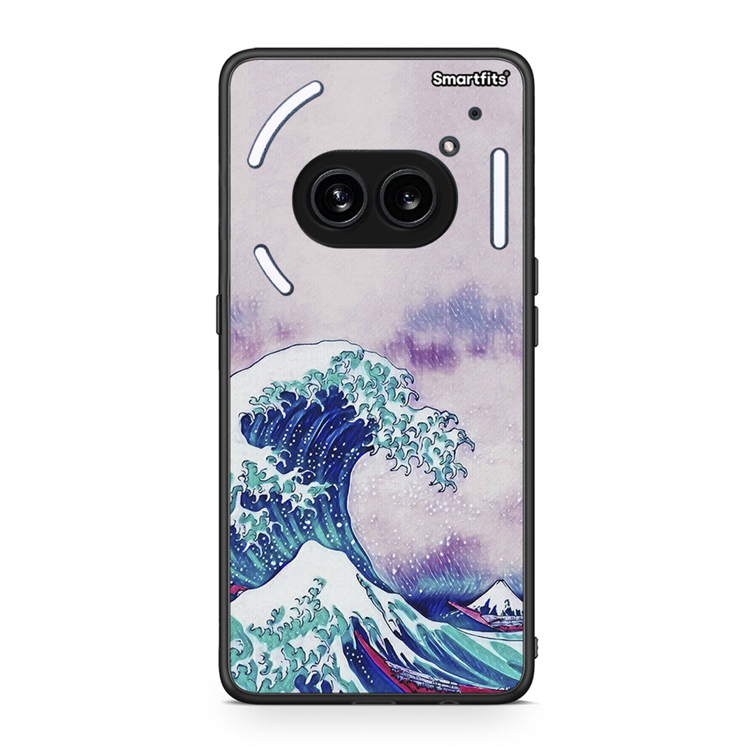 Nothing Phone 2a Blue Waves θήκη από τη Smartfits με σχέδιο στο πίσω μέρος και μαύρο περίβλημα | Smartphone case with colorful back and black bezels by Smartfits