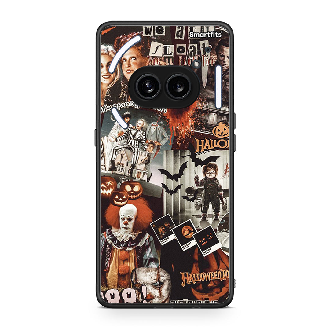 Nothing Phone 2a Halloween Spooky Season Θήκη από τη Smartfits με σχέδιο στο πίσω μέρος και μαύρο περίβλημα | Smartphone case with colorful back and black bezels by Smartfits