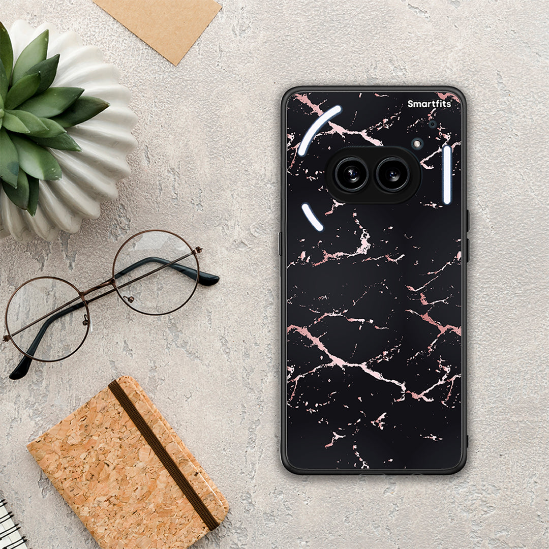 Marble Black Rosegold - Nothing Phone 2A case