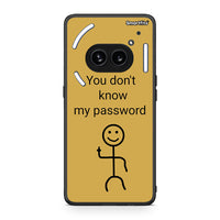 Thumbnail for Nothing Phone 2a My Password Θήκη από τη Smartfits με σχέδιο στο πίσω μέρος και μαύρο περίβλημα | Smartphone case with colorful back and black bezels by Smartfits