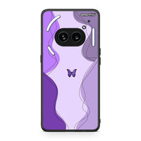 Thumbnail for Nothing Phone 2a Purple Mariposa Θήκη Αγίου Βαλεντίνου από τη Smartfits με σχέδιο στο πίσω μέρος και μαύρο περίβλημα | Smartphone case with colorful back and black bezels by Smartfits