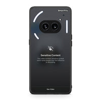 Thumbnail for Nothing Phone 2a Sensitive Content θήκη από τη Smartfits με σχέδιο στο πίσω μέρος και μαύρο περίβλημα | Smartphone case with colorful back and black bezels by Smartfits