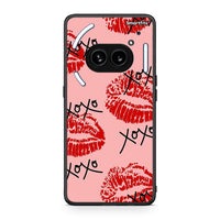 Thumbnail for Nothing Phone 2a XOXO Lips θήκη από τη Smartfits με σχέδιο στο πίσω μέρος και μαύρο περίβλημα | Smartphone case with colorful back and black bezels by Smartfits
