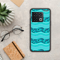 Thumbnail for Swimming Dolphins - OnePlus 10 Pro case