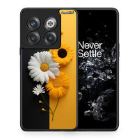 Thumbnail for Θήκη OnePlus 10T Yellow Daisies από τη Smartfits με σχέδιο στο πίσω μέρος και μαύρο περίβλημα | OnePlus 10T Yellow Daisies case with colorful back and black bezels