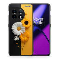 Thumbnail for Θήκη OnePlus 11R / ACE 2 5G Yellow Daisies από τη Smartfits με σχέδιο στο πίσω μέρος και μαύρο περίβλημα | OnePlus 11R / ACE 2 5G Yellow Daisies Case with Colorful Back and Black Bezels