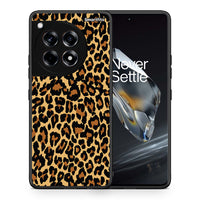 Thumbnail for Θήκη OnePlus 12 Leopard Animal από τη Smartfits με σχέδιο στο πίσω μέρος και μαύρο περίβλημα | OnePlus 12 Leopard Animal case with colorful back and black bezels