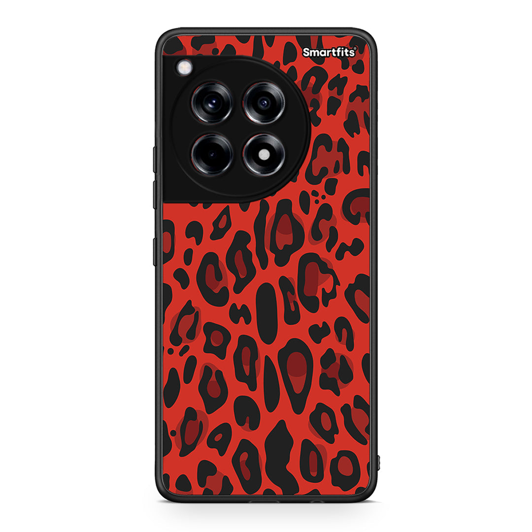 4 - OnePlus 12 Red Leopard Animal case, cover, bumper