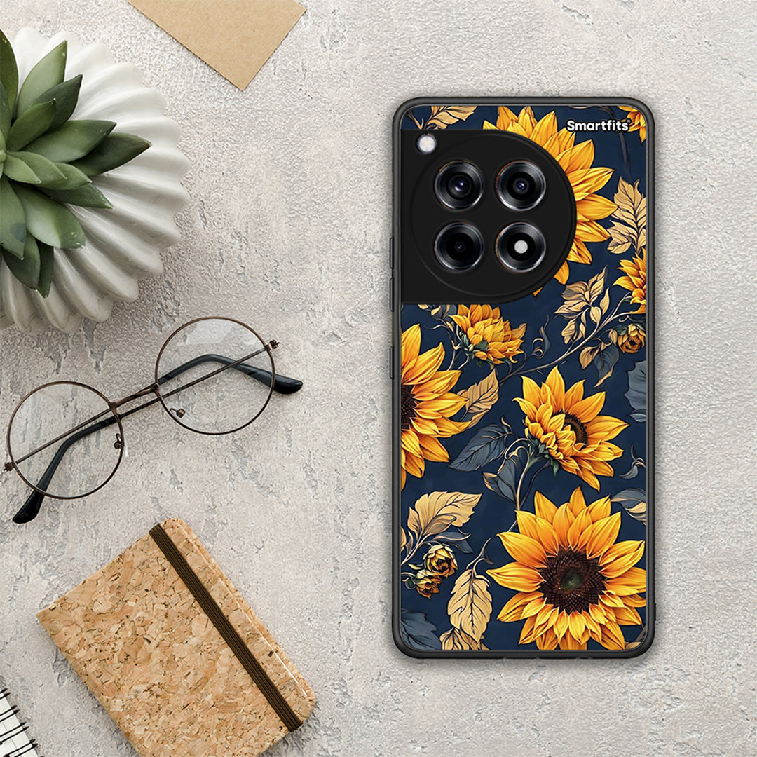 050 Autumn Sunflowers - OnePlus 12 θήκη