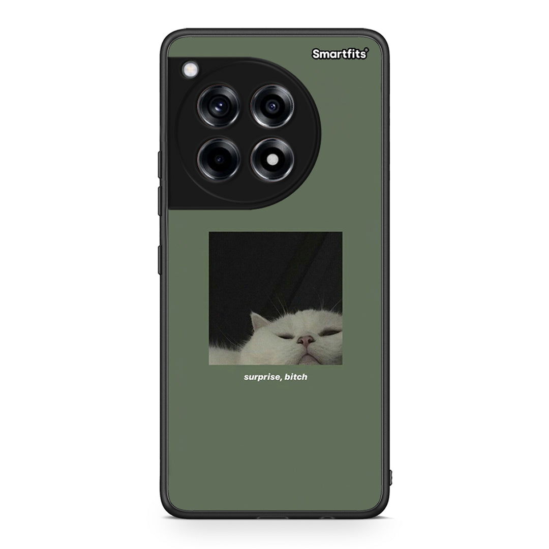 OnePlus 12 Bitch Surprise θήκη από τη Smartfits με σχέδιο στο πίσω μέρος και μαύρο περίβλημα | Smartphone case with colorful back and black bezels by Smartfits