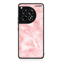 Thumbnail for 33 - OnePlus 12 Pink Feather Boho case, cover, bumper