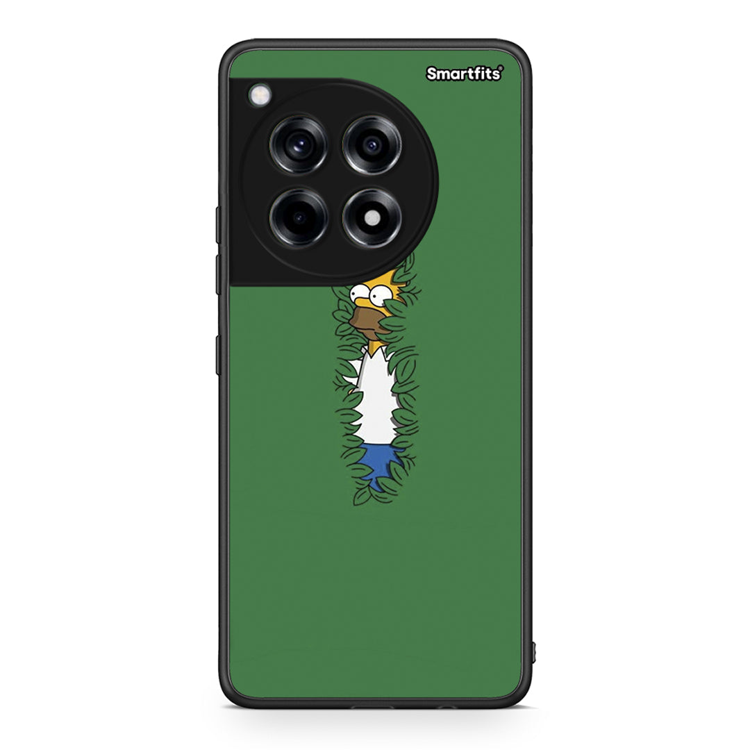 OnePlus 12 Bush Man Θήκη Αγίου Βαλεντίνου από τη Smartfits με σχέδιο στο πίσω μέρος και μαύρο περίβλημα | Smartphone case with colorful back and black bezels by Smartfits