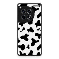 Thumbnail for OnePlus 12 Cow Print θήκη από τη Smartfits με σχέδιο στο πίσω μέρος και μαύρο περίβλημα | Smartphone case with colorful back and black bezels by Smartfits