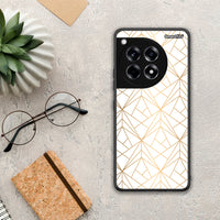 Thumbnail for Geometric Luxury White - OnePlus 12 θήκη