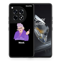 Thumbnail for Θήκη OnePlus 12 Grandma Mood Black από τη Smartfits με σχέδιο στο πίσω μέρος και μαύρο περίβλημα | OnePlus 12 Grandma Mood Black case with colorful back and black bezels