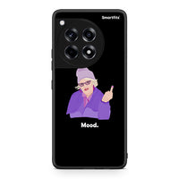 Thumbnail for OnePlus 12 Grandma Mood Black θήκη από τη Smartfits με σχέδιο στο πίσω μέρος και μαύρο περίβλημα | Smartphone case with colorful back and black bezels by Smartfits