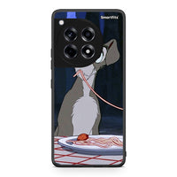 Thumbnail for OnePlus 12 Lady And Tramp 1 Θήκη Αγίου Βαλεντίνου από τη Smartfits με σχέδιο στο πίσω μέρος και μαύρο περίβλημα | Smartphone case with colorful back and black bezels by Smartfits