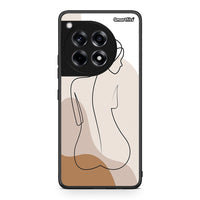 Thumbnail for OnePlus 12 LineArt Woman θήκη από τη Smartfits με σχέδιο στο πίσω μέρος και μαύρο περίβλημα | Smartphone case with colorful back and black bezels by Smartfits